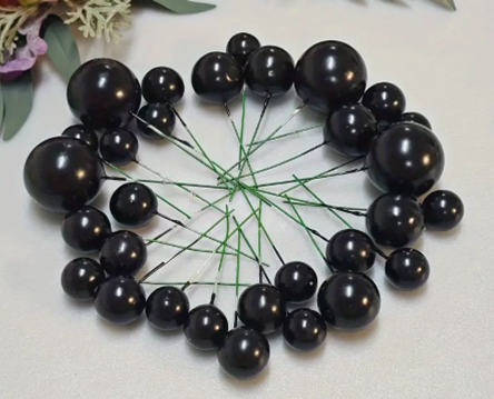 CAKE DECORATION - GLOBO NEGRA