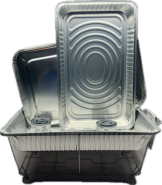 CHAFER SET DESECHABLE COMBO DE 6 PIEZAS