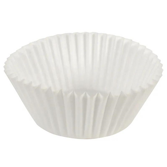 BAKING MUFFIN CUP DESECHABLE WHITE - PK 50