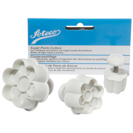 CORTADOR 6 PETALOS ATECO TIPO PLUNGER SET 3