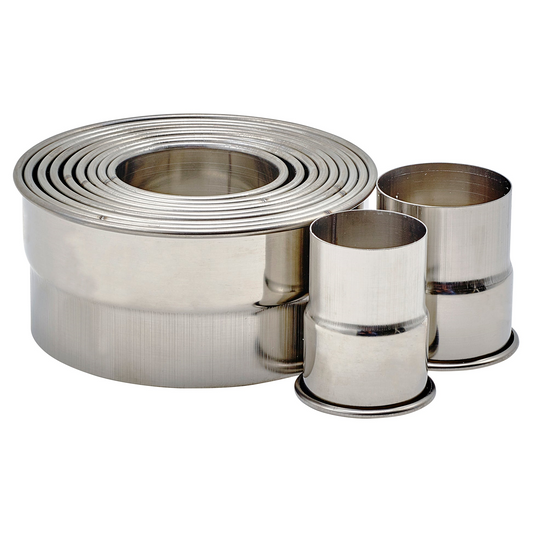 CORTADOR WIN PLAIN ROUND SET 11 PIEZAS 2"