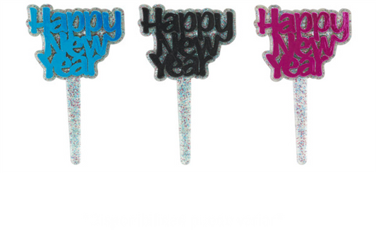 CAKE DECORATION - HAPPY NEW YEAR SET 3