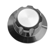 BOTON UNIVERSAL REDONDO NEGRO/GRIS 2"