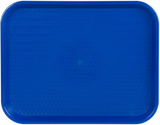 BANDEJA PLASTICA 14 X 18 AZUL