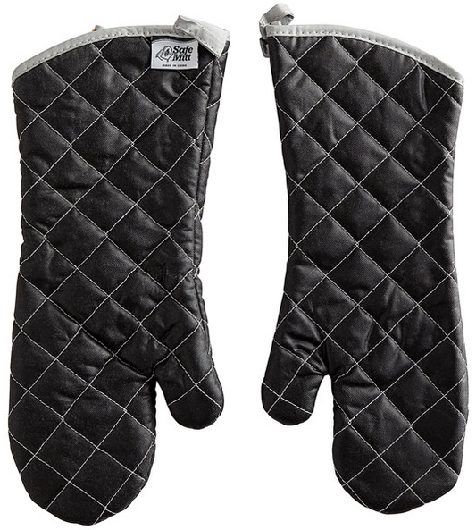 AGARRADERA HORNO NEGRA 16.5