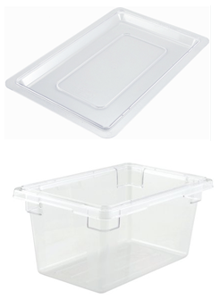 BANDEJA ACRILICO 12X18X9 CON TAPA