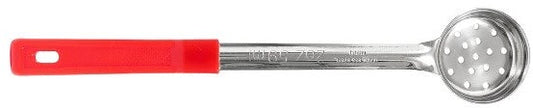CUCHARON LADON 2 OZ PERFORADO MANGO ROJO
