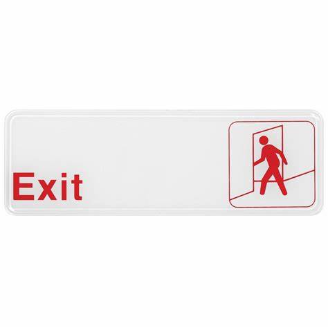 ROTULO 3X9 EXIT