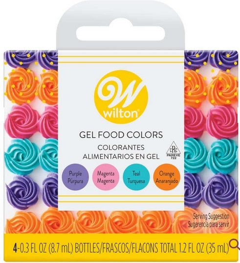 ICING GEL COLOR PK4 NEON