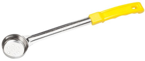 CUCHARON LADON 1 OZ PERFORADO MANGO AMARILLO