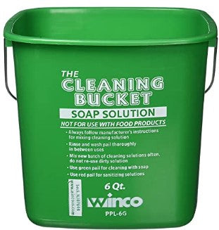 CUBO DE LIMPIEZA 6 QT VERDE