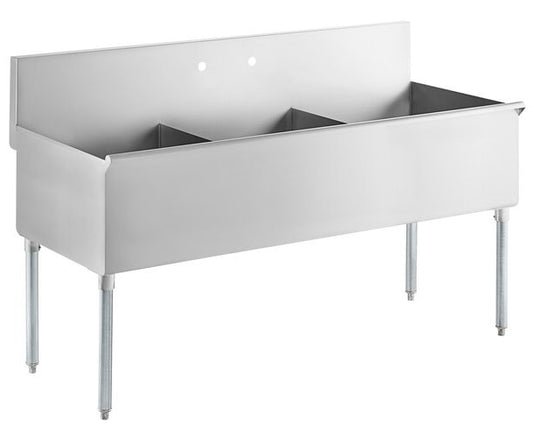 FREGADERO TRIPLE SS 72"