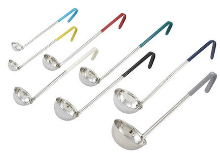 CUCHARONES DE SOPA CON MANGO DE COLOR