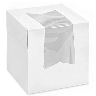 DES CAJA BIZCOCHO CON VENTANA  CUADRADA 4.5X4.5X4.5