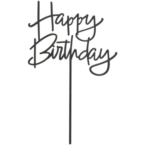 DECO - HAPPY BIRTHDAY CURSIVO