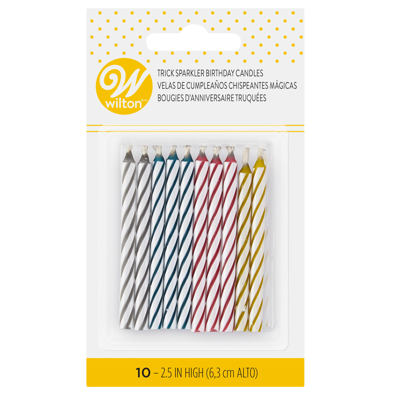 VELA CUMPLEAÑOS MAGICA  (RELIGHTING CANDLES) PK 10