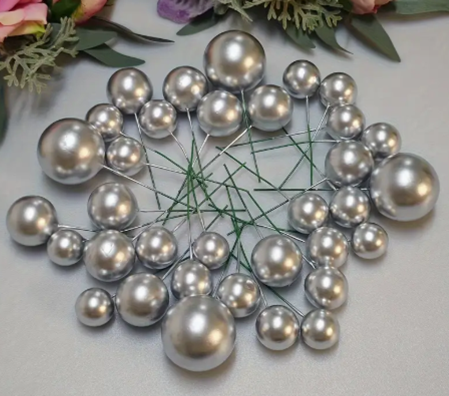 CAKE DECORATION - GLOBO SILVER
