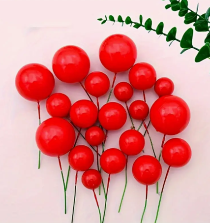 CAKE DECORATION - GLOBO ROJO