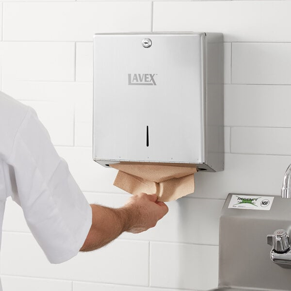 DISPENSER PAPEL MULTIFOLD SS