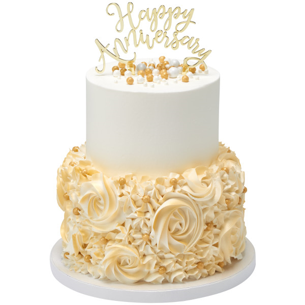 DECO - HAPPY ANNIVERSARY GOLD