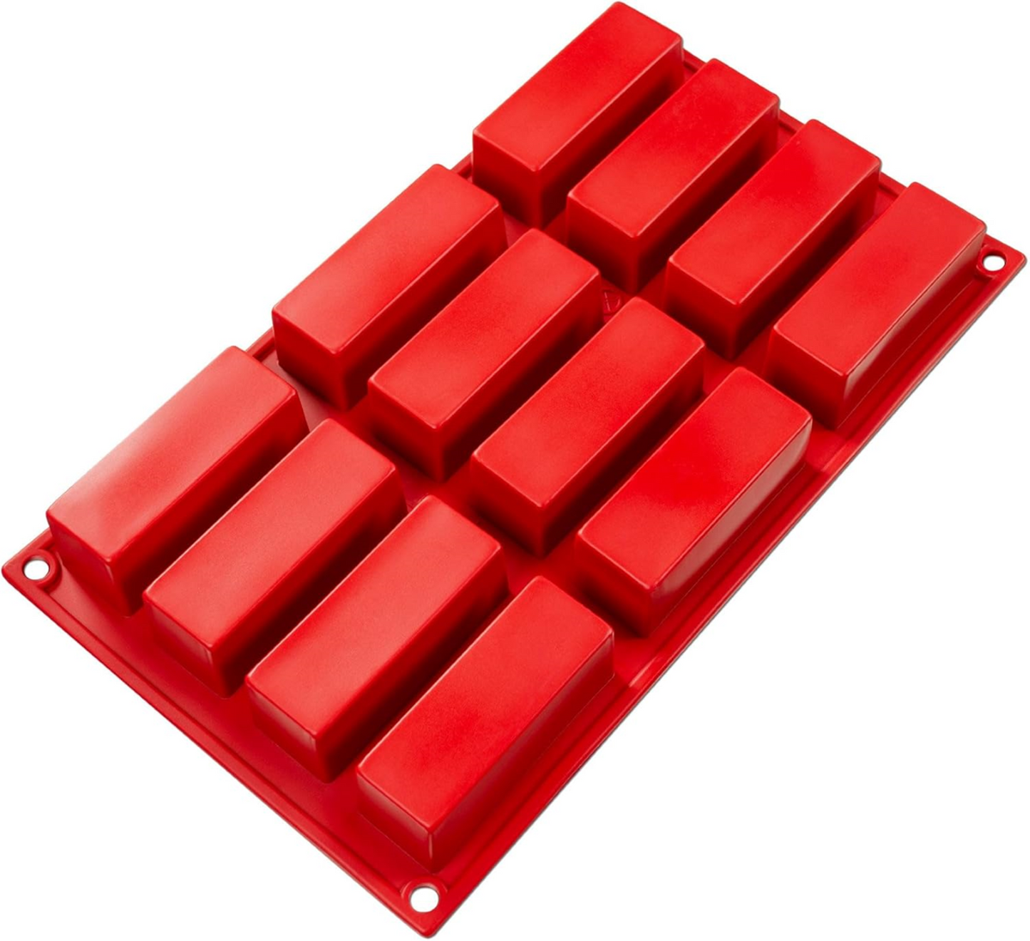 MOLDE SILICONE - RECTANGULAR 2.37 OZ - 12 CAVITIES (3.1" X 1.14" X 1.18")