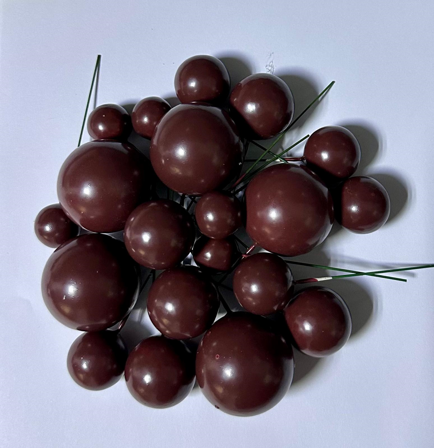 CAKE DECORATION - GLOBO BROWN