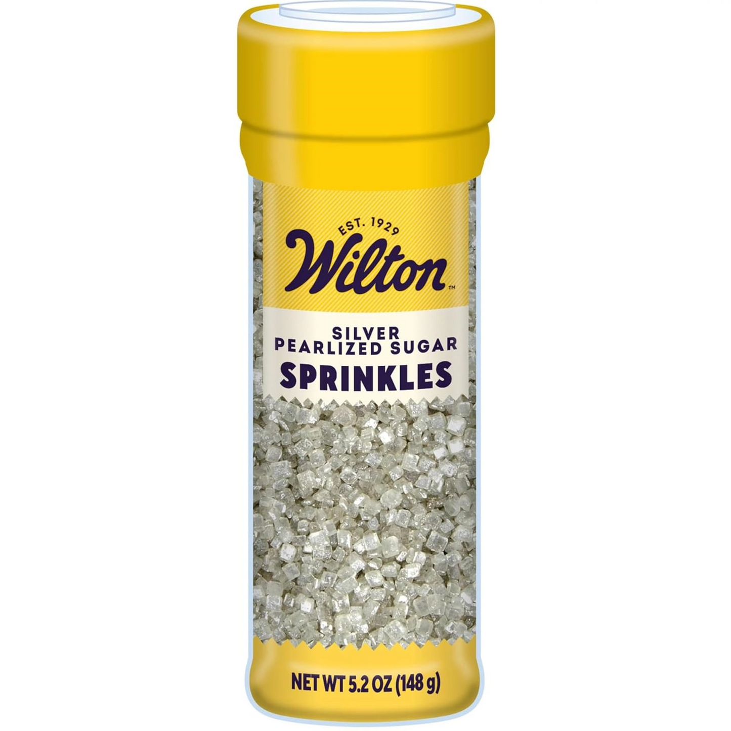 SPRINKLES - PEARLIZED SUGAR SILVER 5.25 OZ