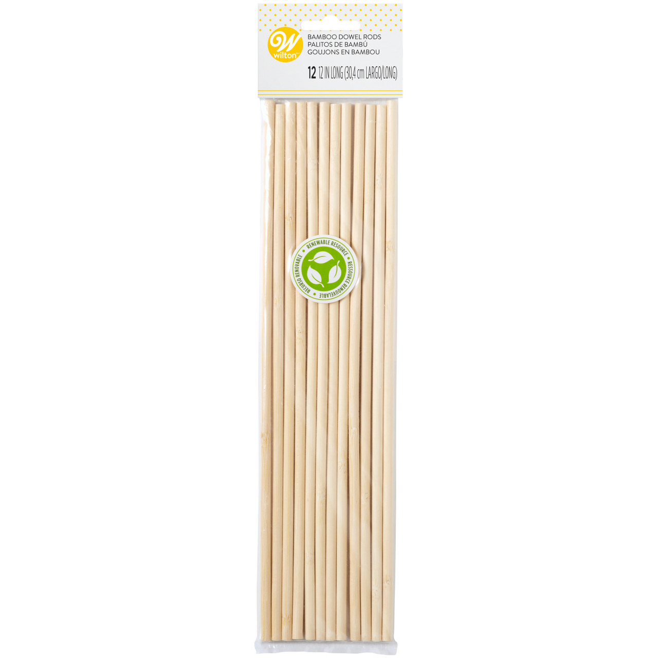 DOWEL RODS WOODEN PK12