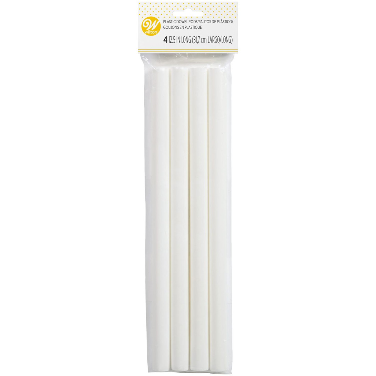 DOWEL RODS PLASTIC - PK 4