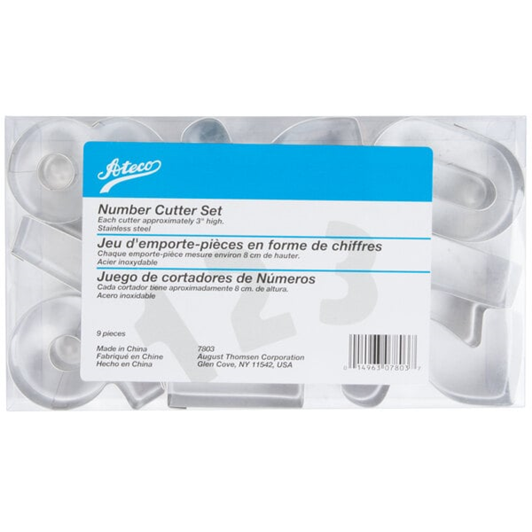 CORTADOR ATECO NUMBER SET 3"  LARGE SET 9