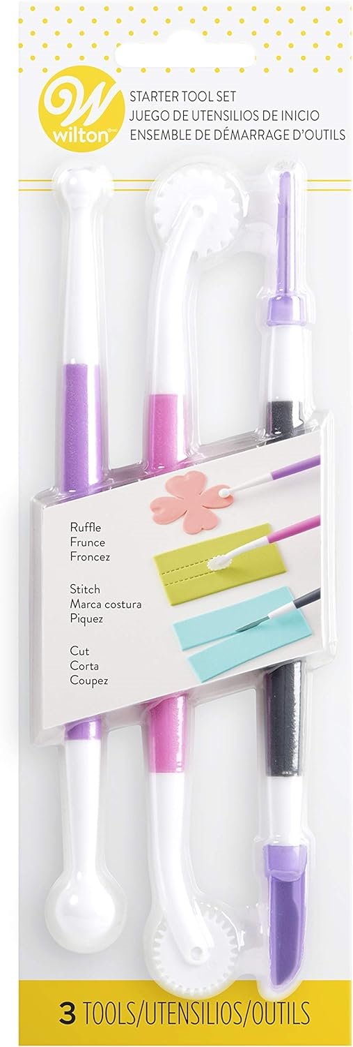 GUM PASTE TOOL SET 3 PC