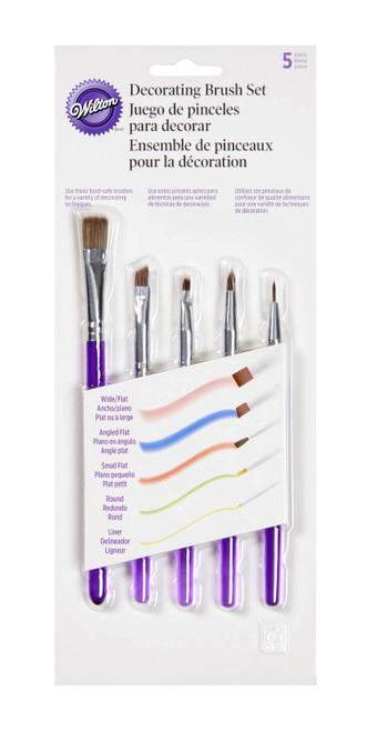 DECORATING BRUSH SET 5