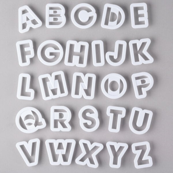 CORTADOR ATECO ALPHABET 1.5" PLASTIC