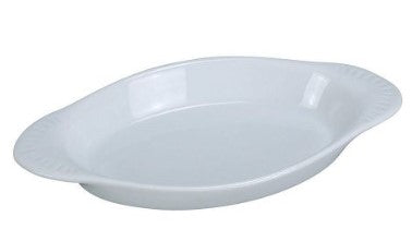 LOZA BLANCA PLATO OVAL 12 OZ