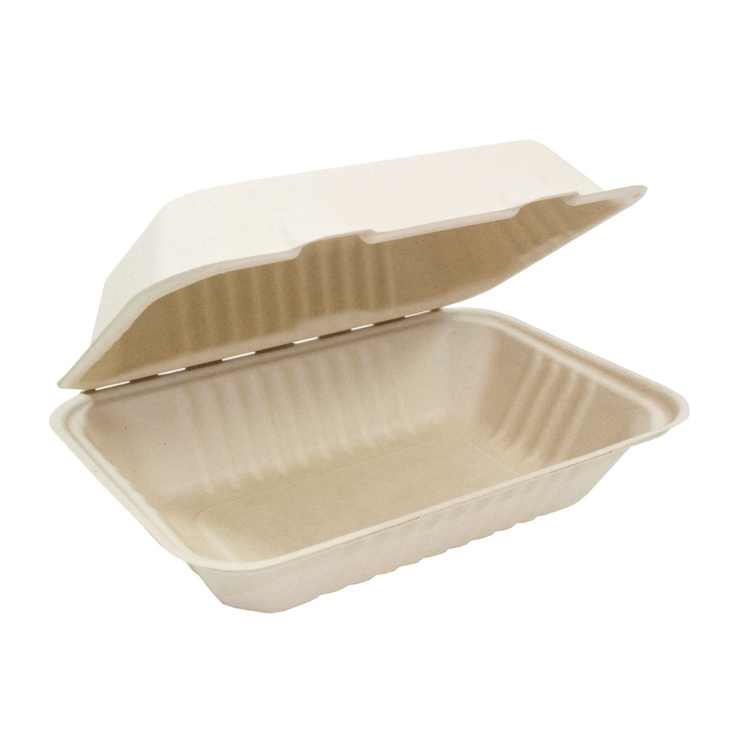 DESECHABLE PLATO COMPOSTABLE 9X6 SIN DIVISION (P50)