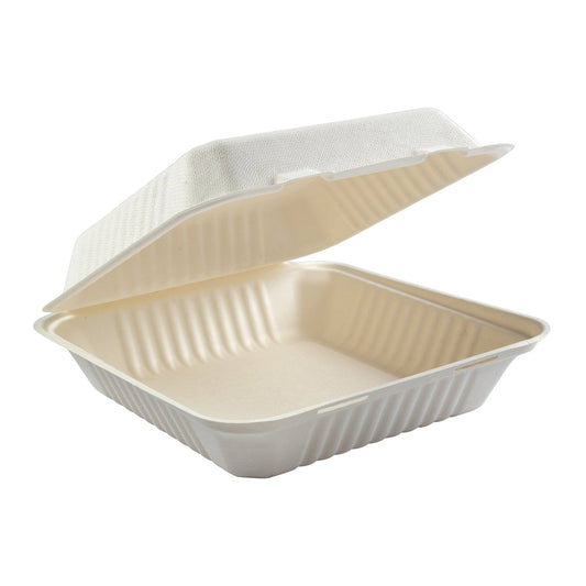DESECHABLE PLATO COMPOSTABLE 9X9 SIN DIVISION (P50)