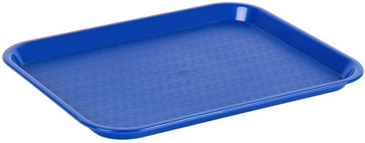 BANDEJA PLASTICA 10 X 14 AZUL