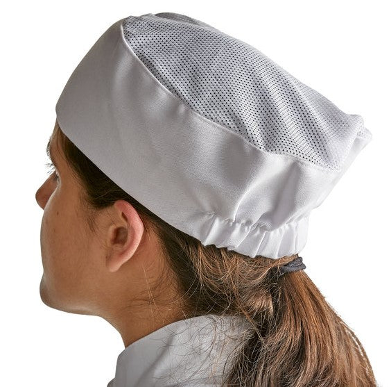 GORRO CHEF BEANIE VENTED BLANCO