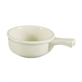 LOZA BOWL C/MANGO 15 OZ BLANCO