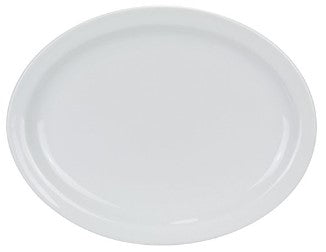 LOZA BLANCA PLATO OVAL 10