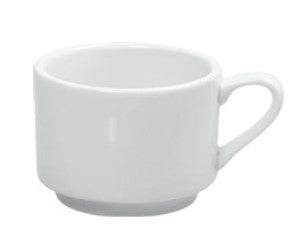 LOZA BLANCA TAZA 7 OZ STACKING