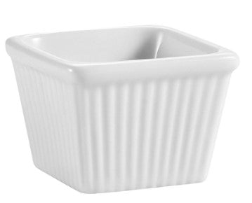 LOZA CUADRADA VASO RAMEKIN 2 OZ