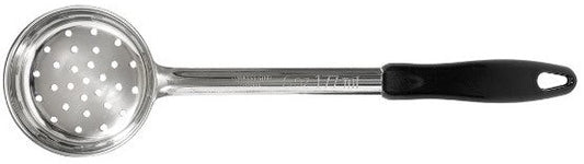 CUCHARON LADON 6 OZ PERFORADO MANGO NEGRO