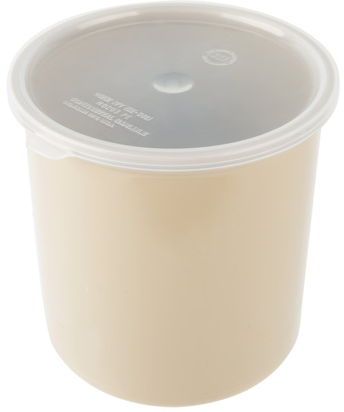 BOWL CLASSIC CROCK BEIGE 2.7 QT