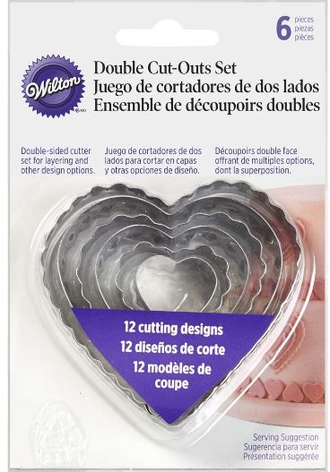 CORTADOR PASTA LAMINADA CORAZON SET 6