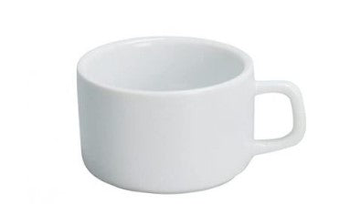 LOZA BLANCA TAZA MINI 2.5 OZ