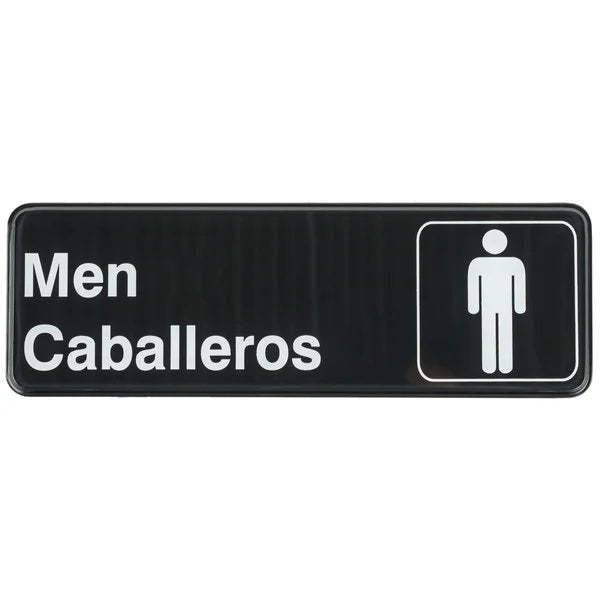 ROTULO 3X9 MEN-CABALLEROS