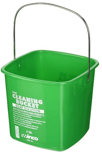 CUBO DE LIMPIEZA 3 QTS VERDE